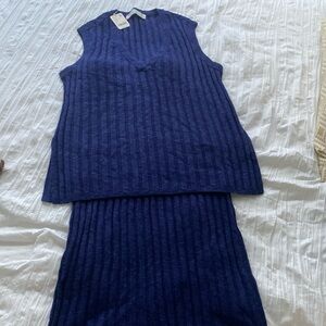 NWT FREE PEOPLE skirt/tank set